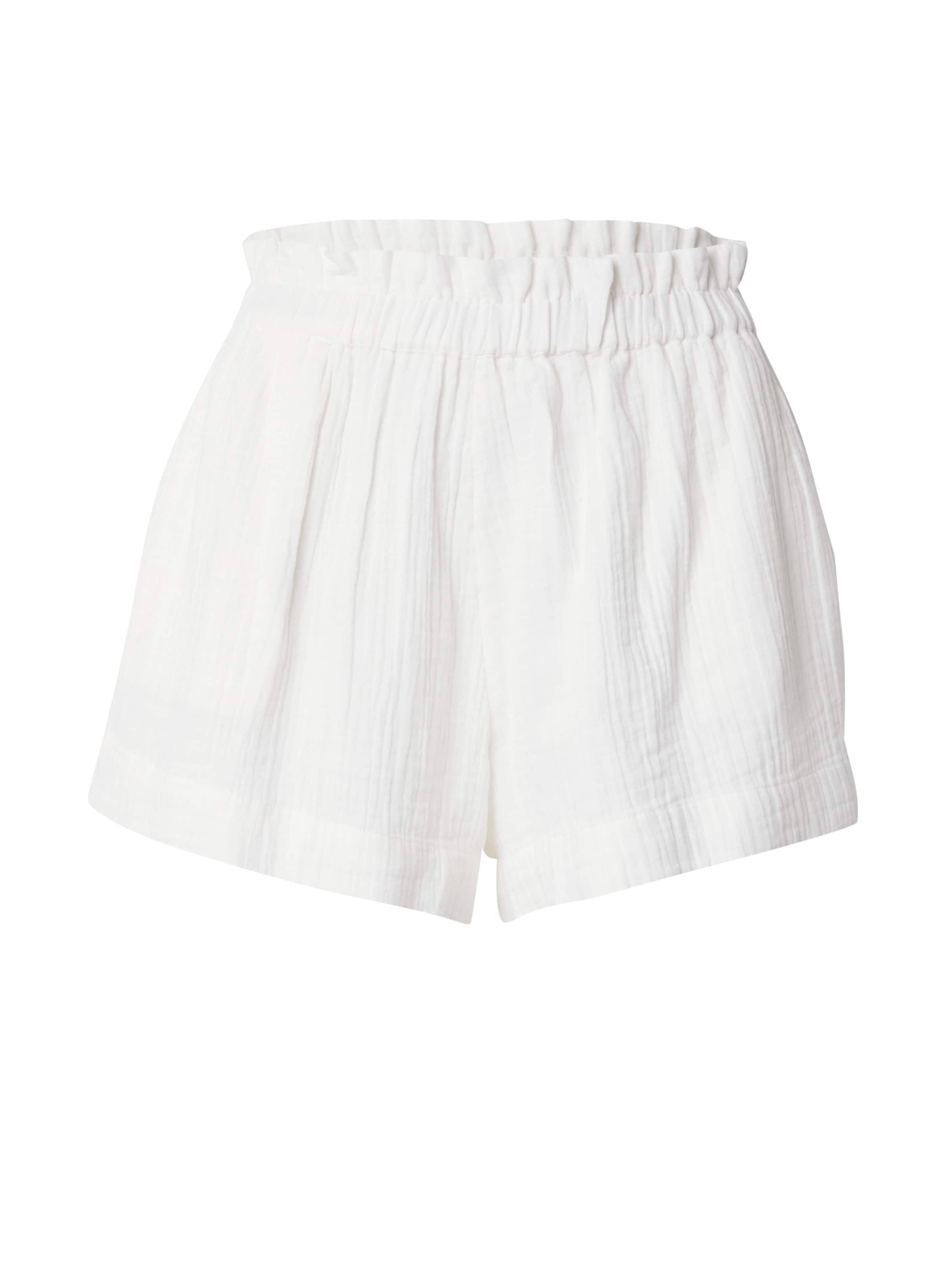 Loosefit Pantalon 'What A Vibe' ROXY en blanc : devant