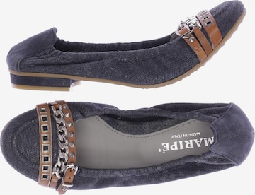 Maripå Flats & Loafers in 37 in Blue: front