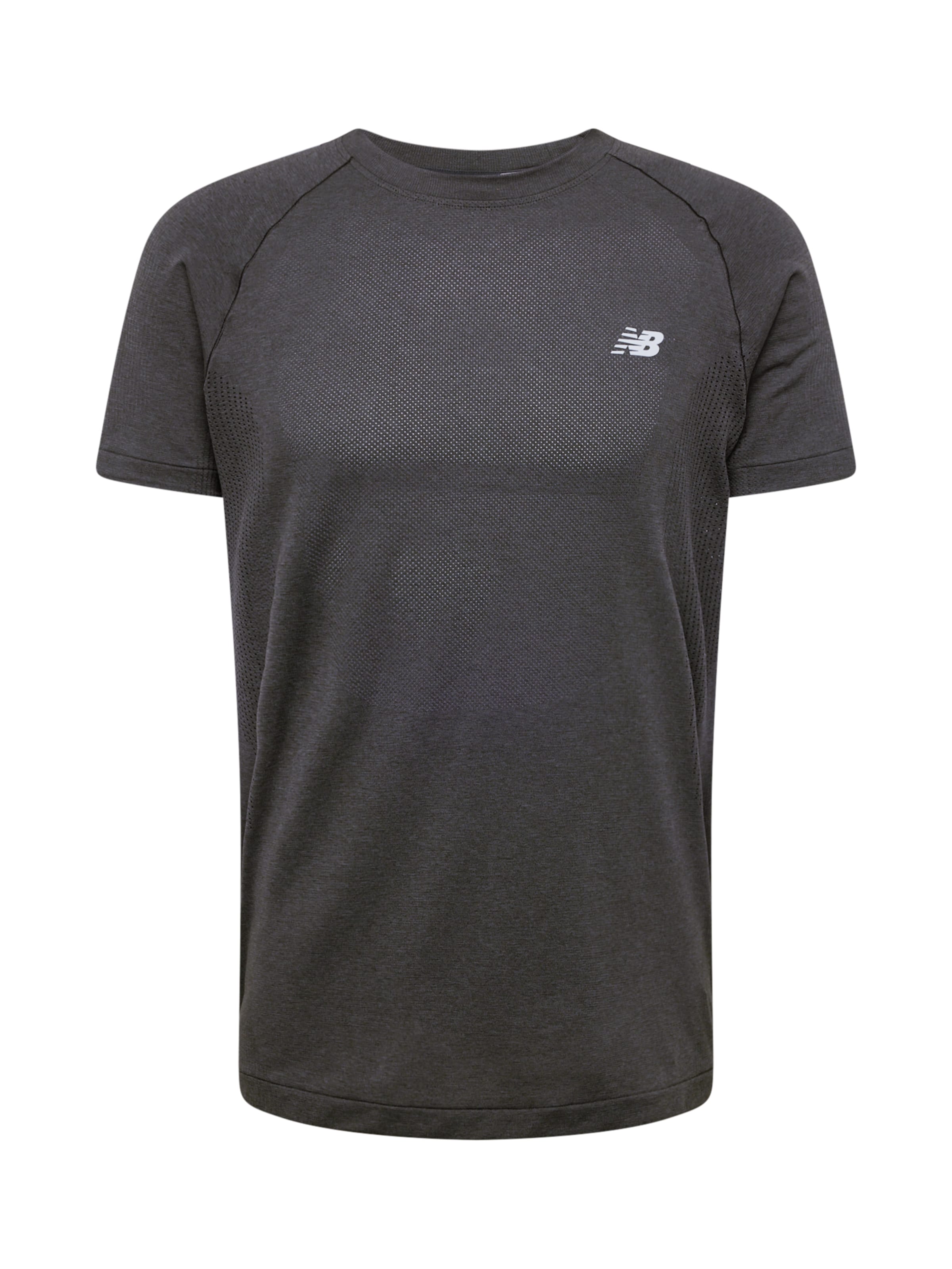 new balance Functioneel shirt in Zwart: voorkant