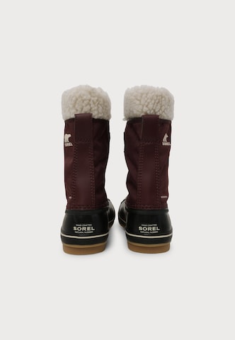 SOREL - Botas de neve 'Carnival' em vermelho