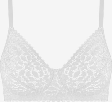 Nur Die Klassiek BH ' Lace ' in Wit: voorkant