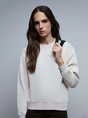Scalpers Sweatshirt in Weiß: Vorderseite