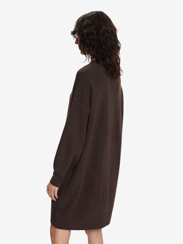 ESPRIT Knitted dress in Brown