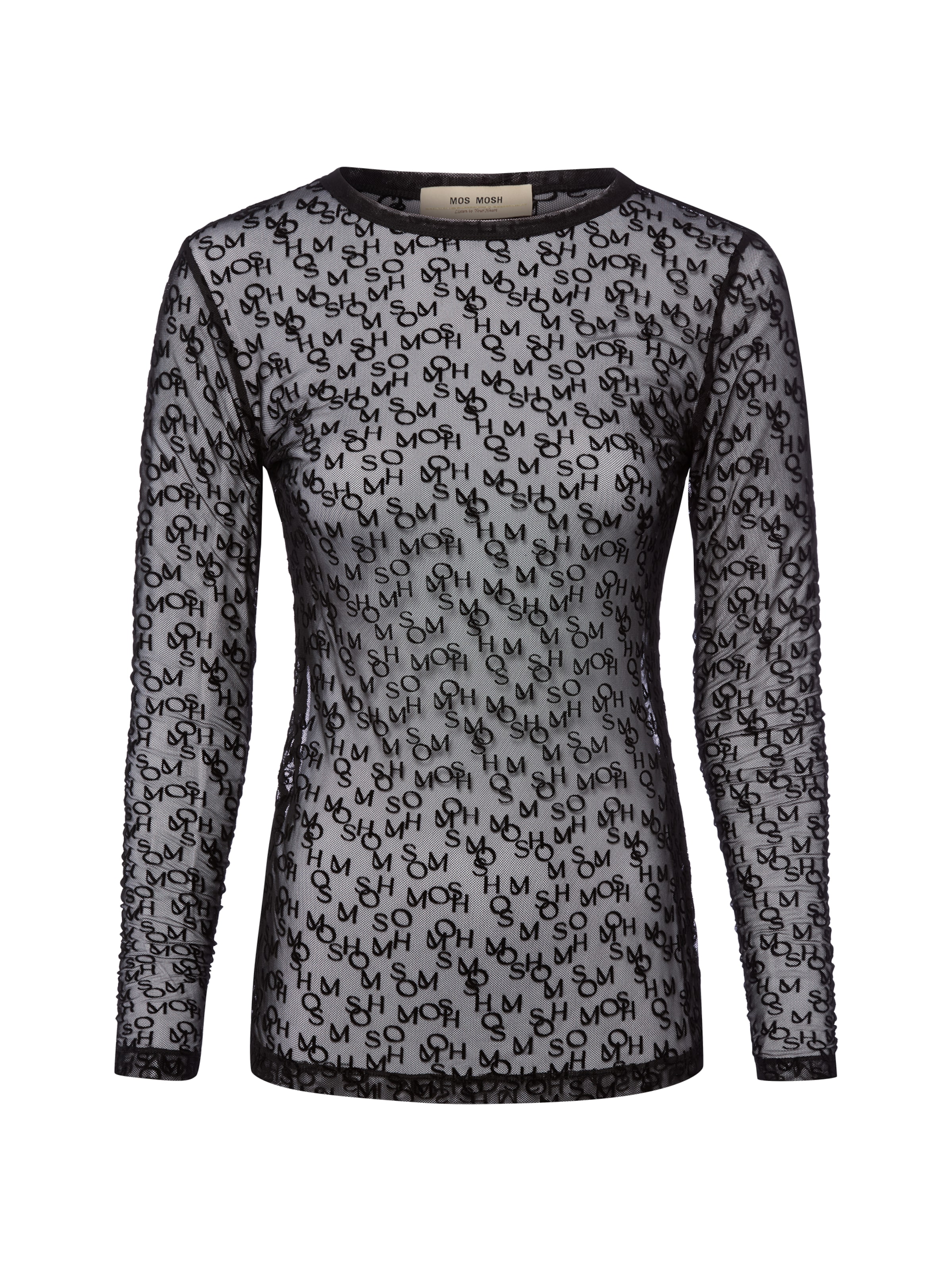 MOS MOSH Shirt 'Loretta' in Black: front