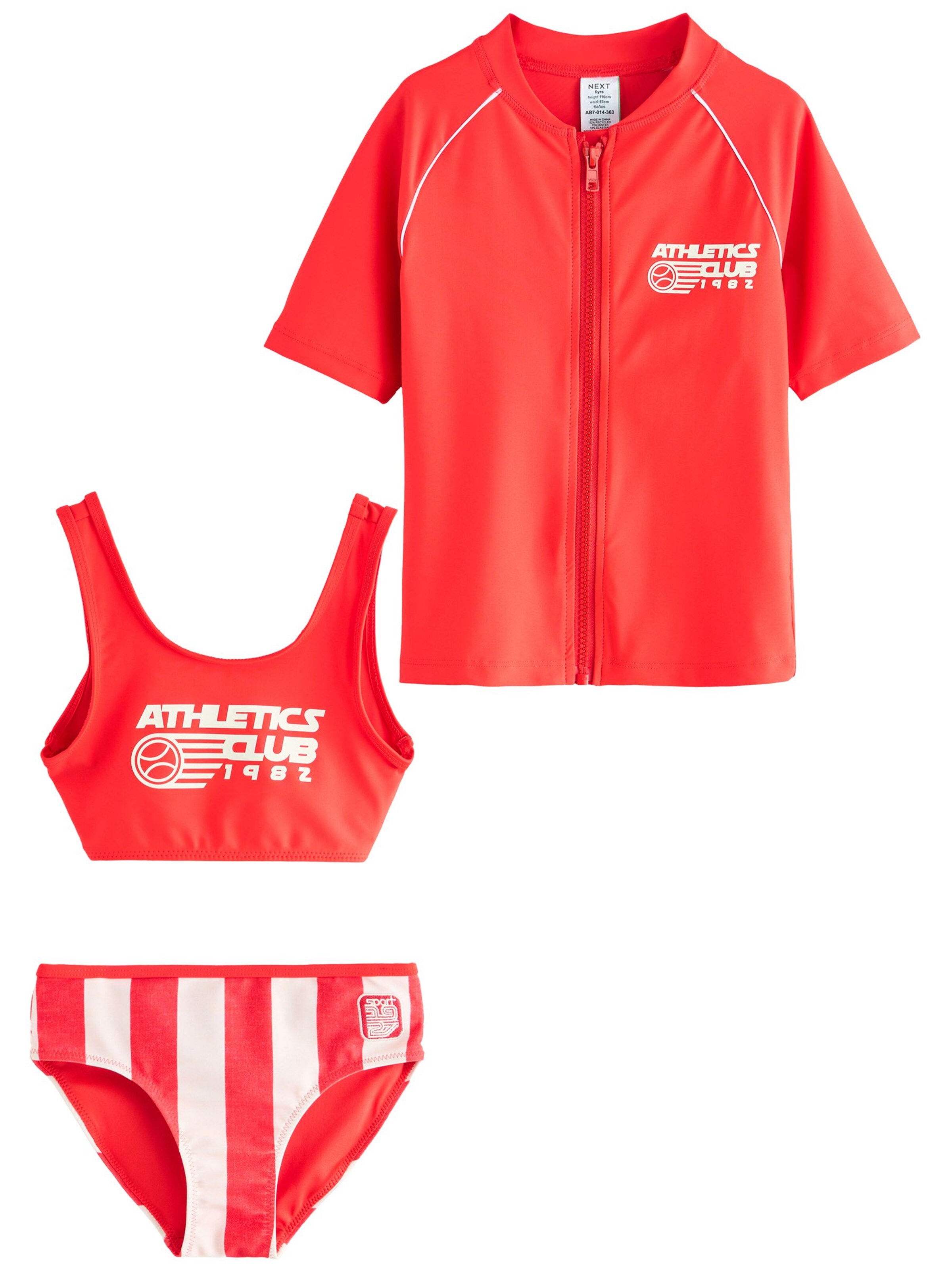 Next - Conjunto en rojo: frente