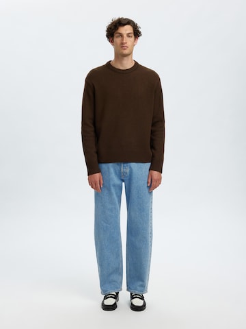 SELECTED Loosefit Jeans 'SLH220 BEN KORI' in Blauw