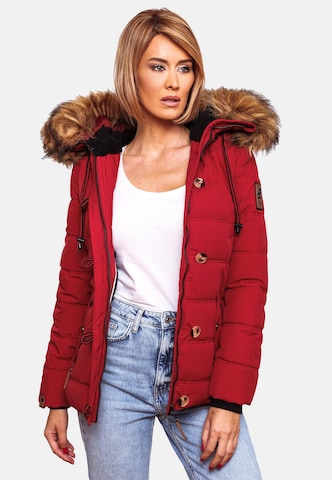 NAVAHOO - Chaqueta de invierno 'Zoja' en rojo