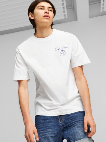 T-Shirt PUMA en blanc : devant