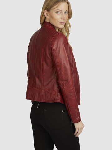 bugatti Lederjacke BULady-122 in Rot