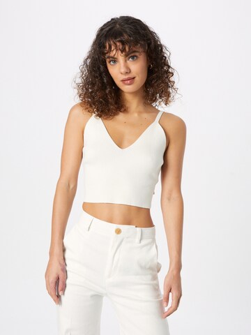 SCOTCH & SODA - Top de punto en blanco: frente