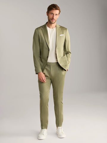 JOOP! Slim fit Pleat-Front Pants in Green