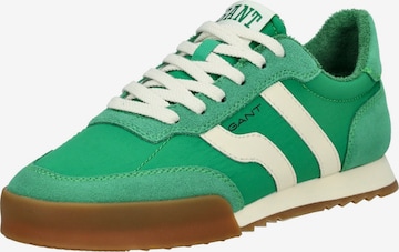 Baskets basses GANT en vert : devant