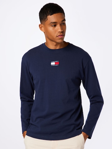 T-Shirt Tommy Jeans en bleu : devant