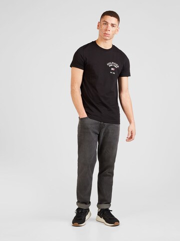 Tricou 'Varsity' de la TOMMY HILFIGER pe negru