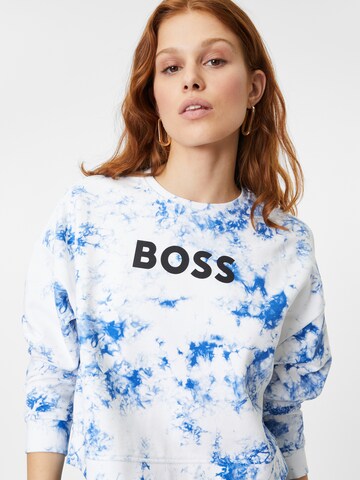 BOSS Sweatshirt 'Ebatika' in White