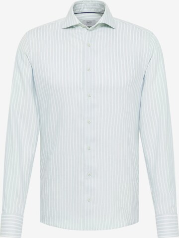 ETERNA Slim fit Button Up Shirt in Green: front