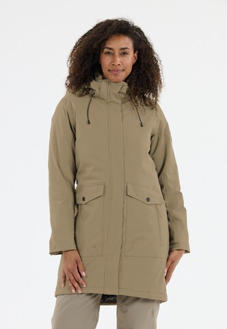 Whistler Winterparka 'Algoma' in Bruin: voorkant