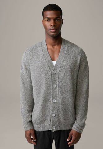 STRELLSON Strickjacke 'Ash' in Grau: Vorderseite