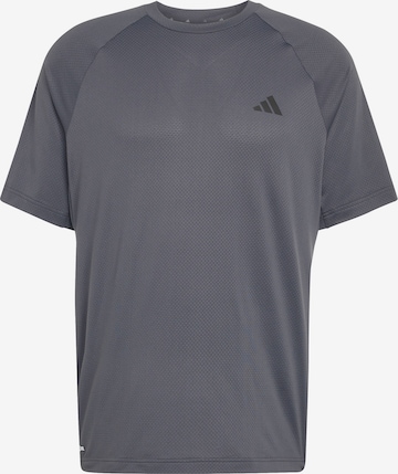ADIDAS PERFORMANCE Performance Shirt 'TECHESS' in Grey: front