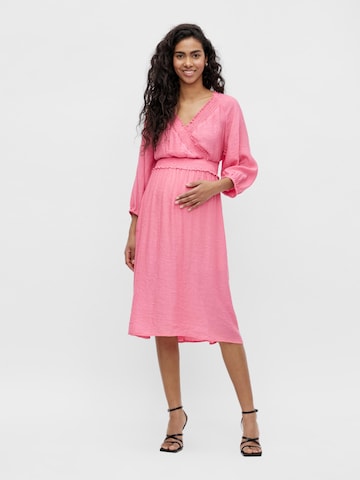 MAMALICIOUS Kleid 'Peace' in Pink
