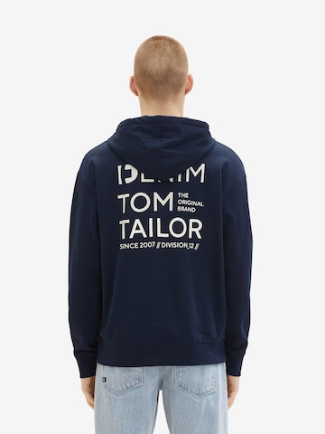 TOM TAILOR DENIM Sweatshirt i blå