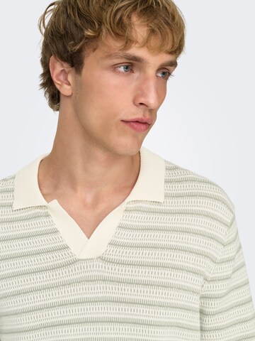 Pull-over 'ONSTILO' Only & Sons en beige