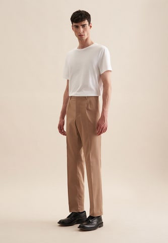 SEIDENSTICKER Regular Chino trousers in Brown
