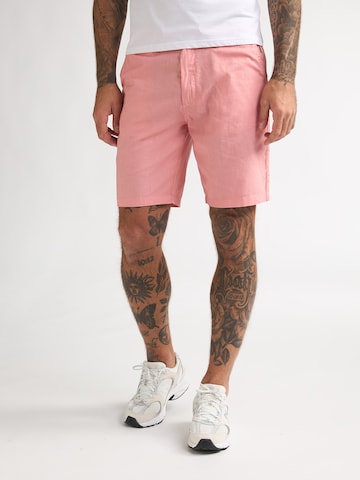 Petrol Industries - regular Pantalón en rosa: frente