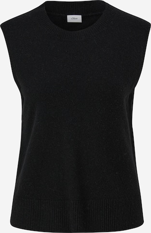 Pull-over s.Oliver BLACK LABEL en noir : devant