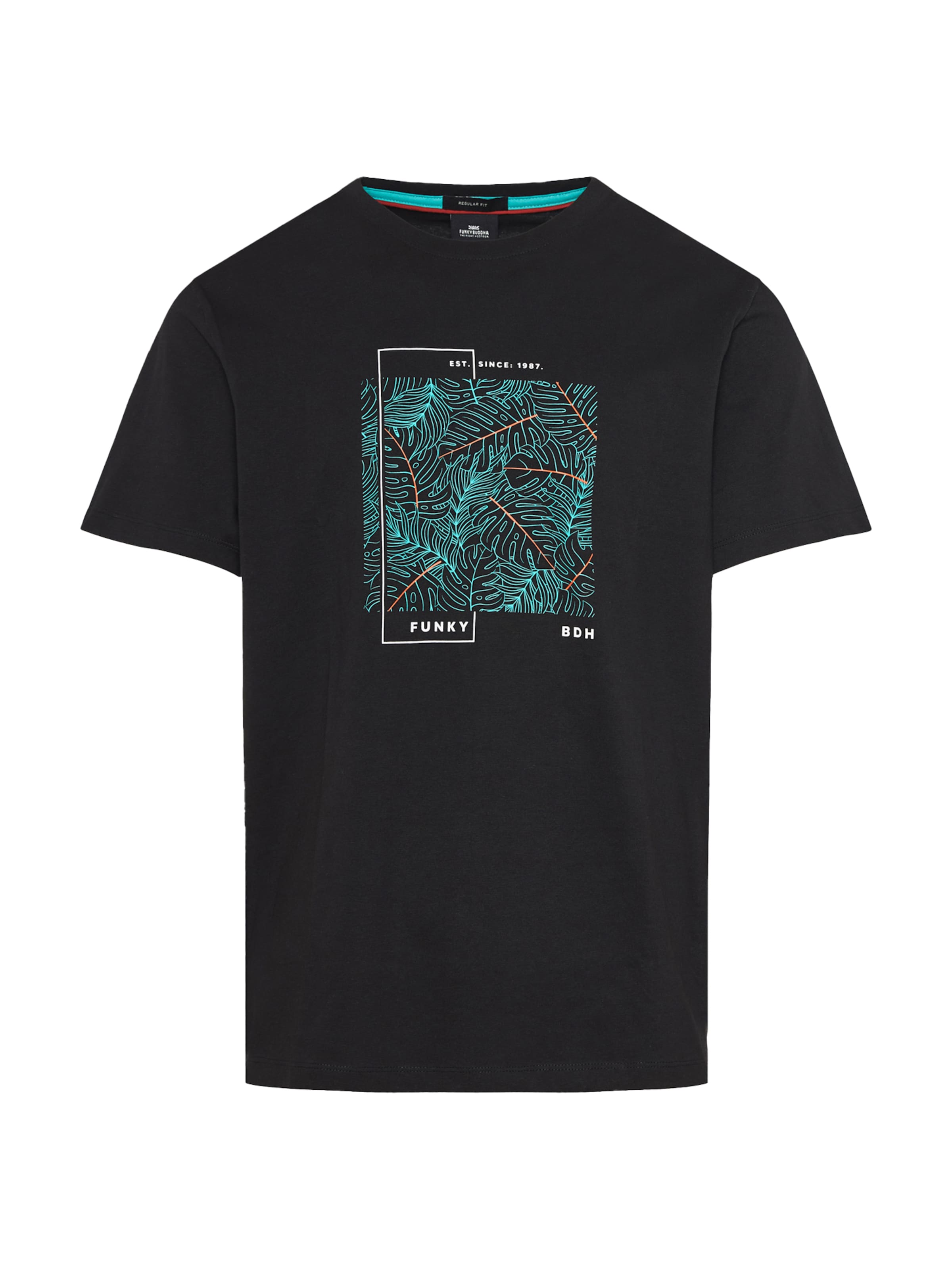 Funky Buddha Tričko - Čierna: predná strana