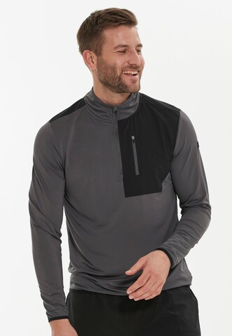 ENDURANCE Athletic Sweatshirt 'Breger' in Grey: front