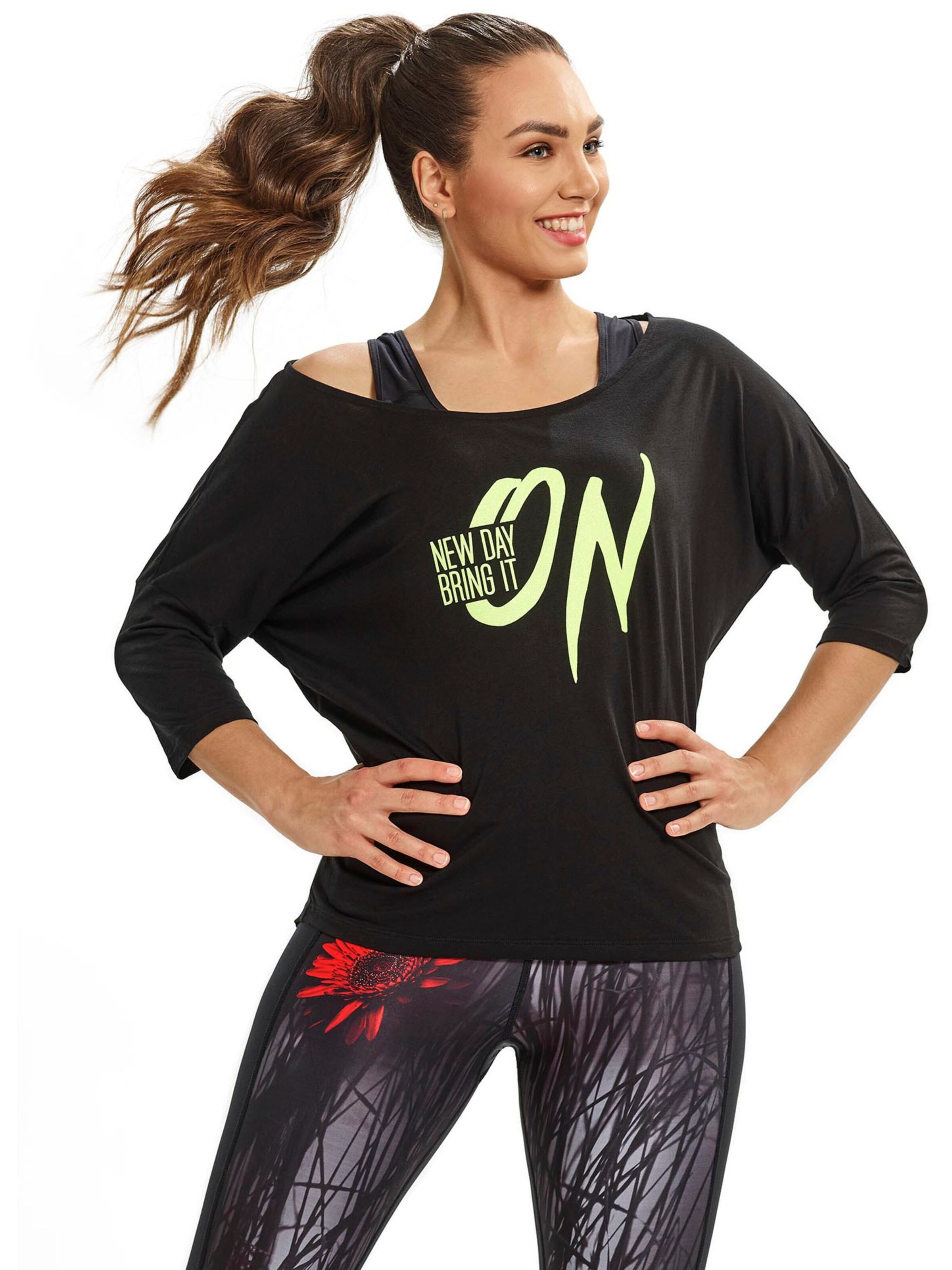 Maglia funzionale 'MCS001' di Winshape in nero: frontale