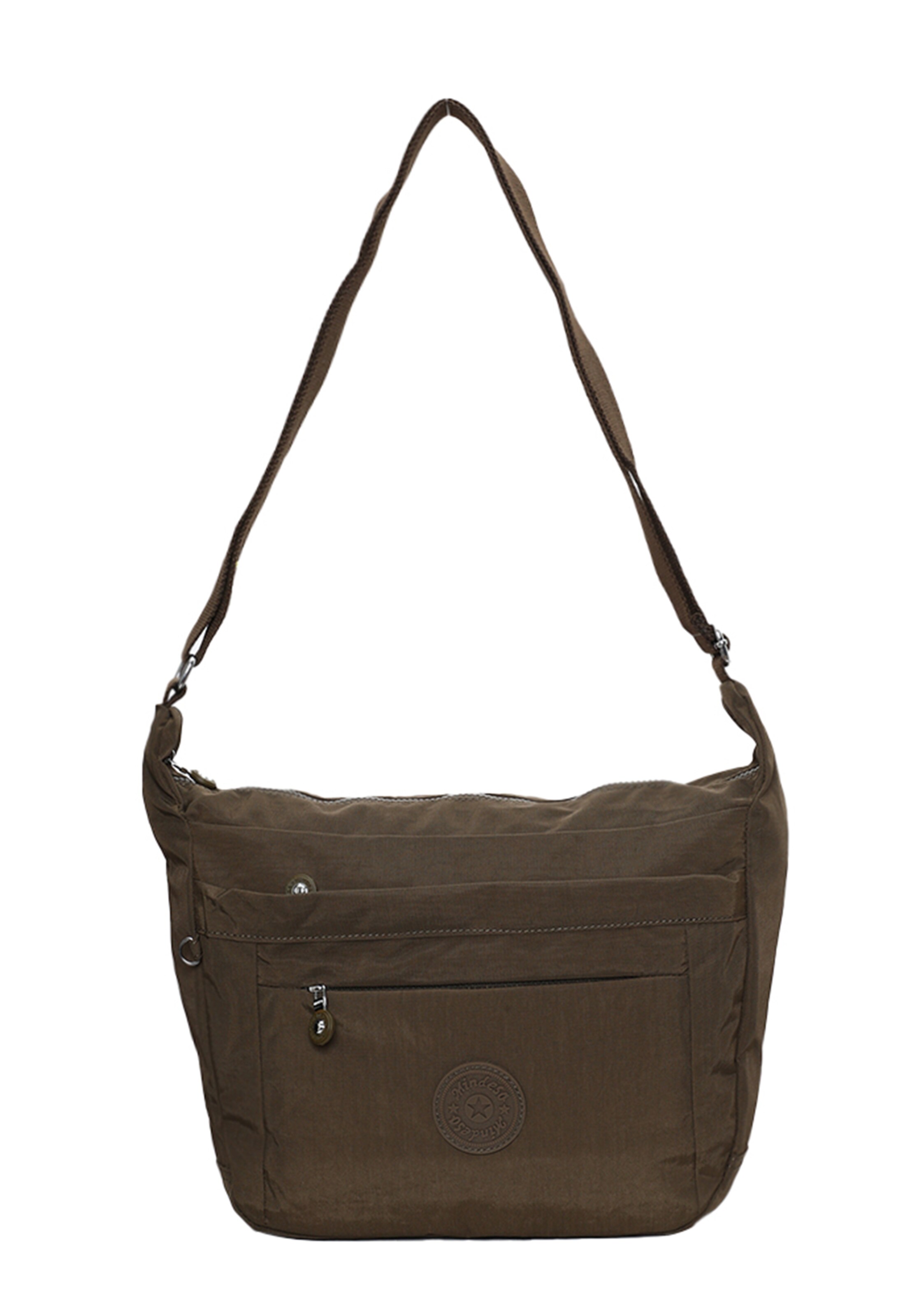 Mindesa - Mala de ombro em castanho: frente