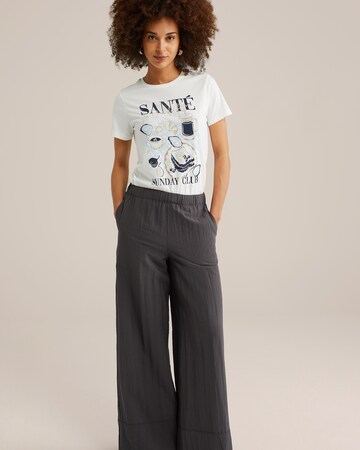 WE Fashion Футболка в Белый