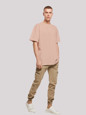 T-Shirt 'Bora Bora Leewards Island' F4NT4STIC en beige