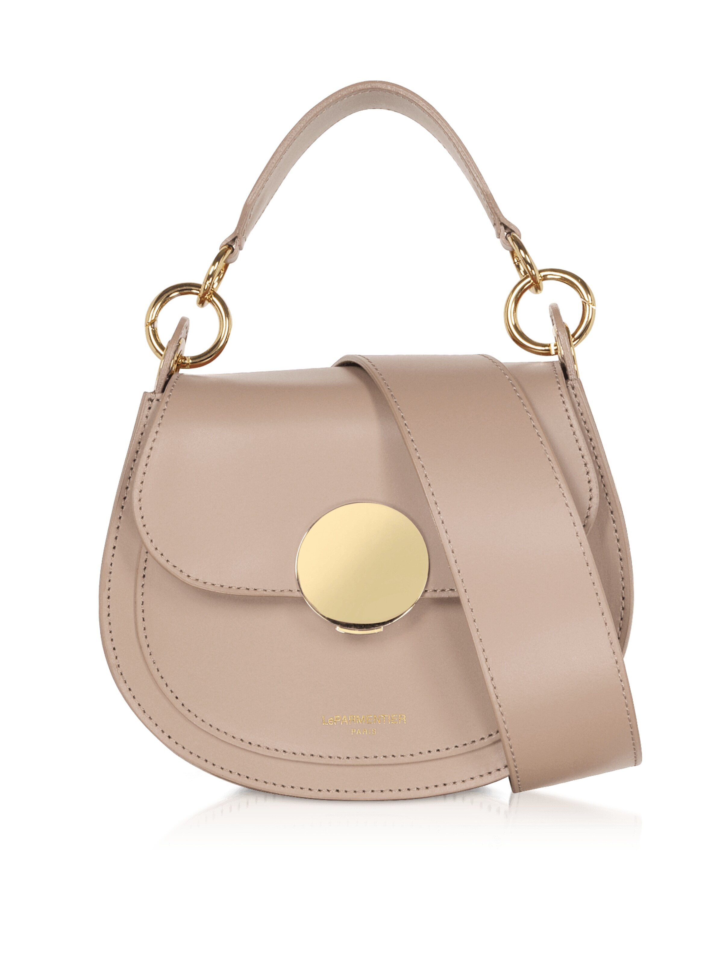 Borsa a mano 'Yucca Soho' di LeParmentier in beige: frontale
