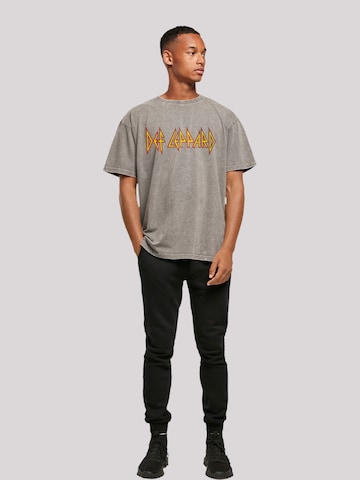 F4NT4STIC Shirt 'Def Leppard' in Grey