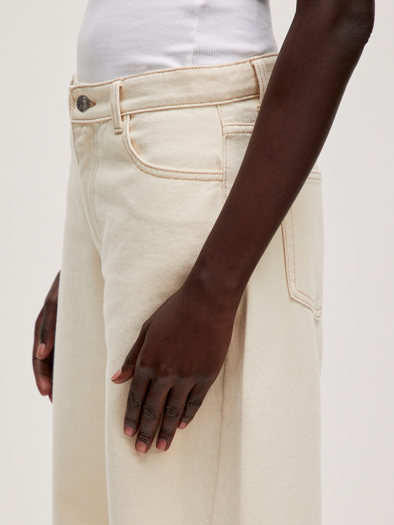 EDITED Jeans 'Mathilda' beige