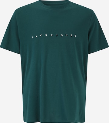Jack & Jones Plus Shirt 'JJEStar' in Groen: voorkant