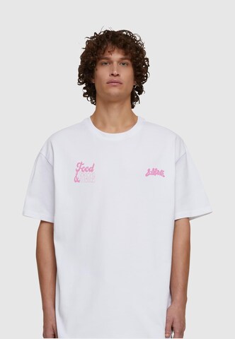 Lost Youth Shirt 'Foods&Friends' in White