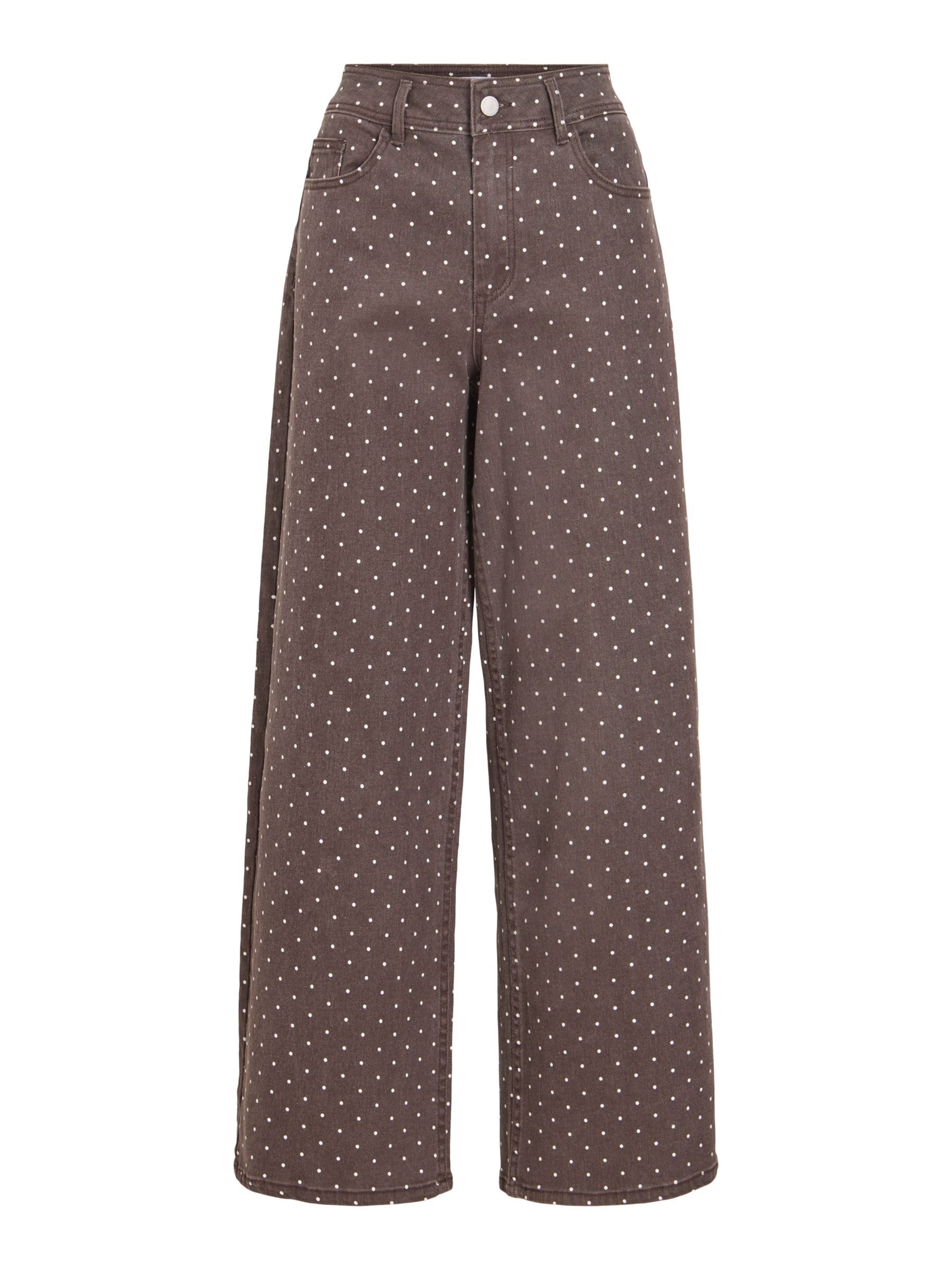 VILA Jeans 'VIChia' in Bruin: voorkant