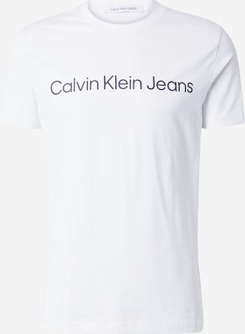 Maglietta di Calvin Klein Jeans in bianco: frontale