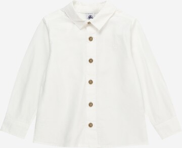 Coupe regular Chemise PETIT BATEAU en blanc : devant