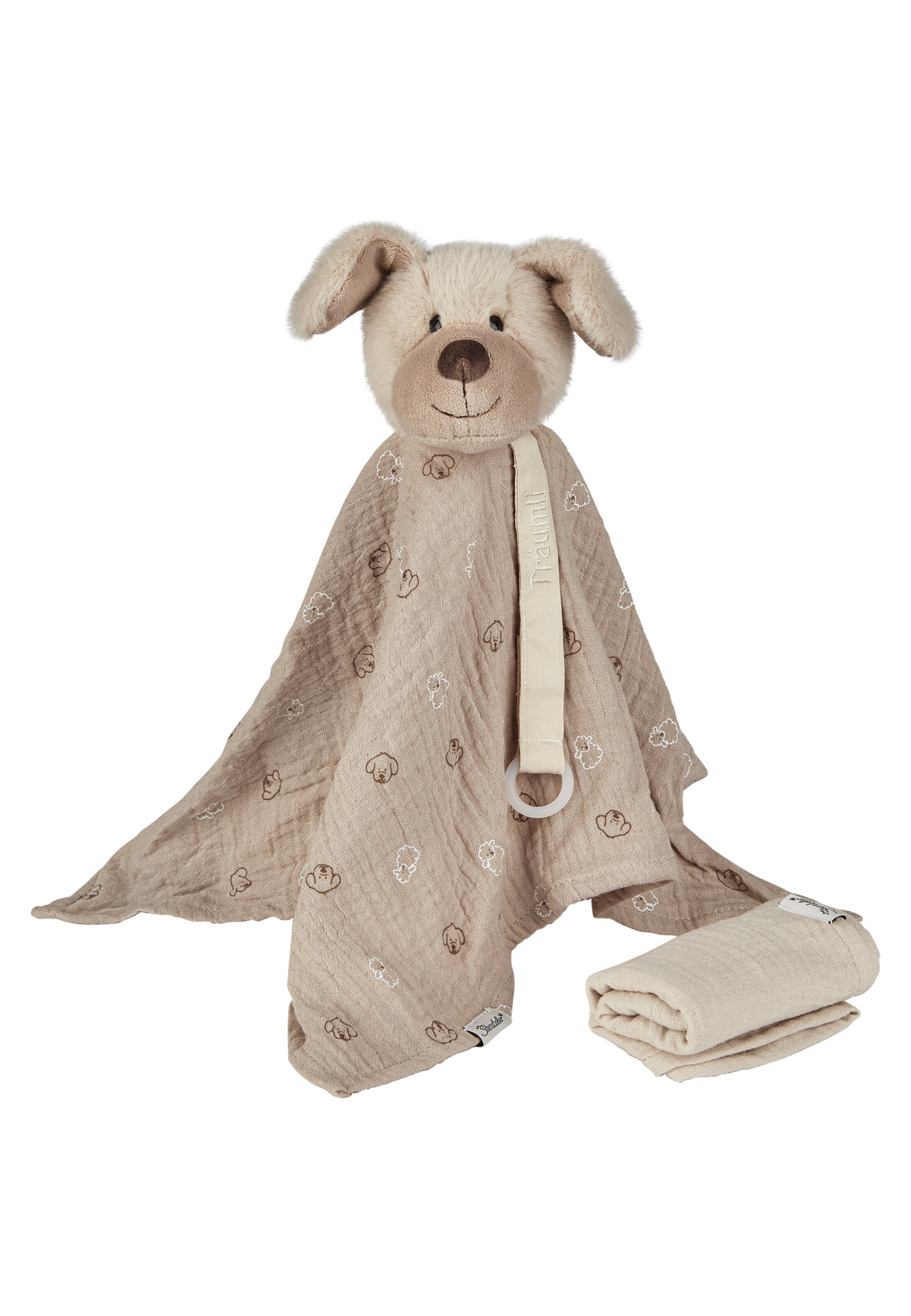 STERNTALER Schmusetuch 'Träumli Hund Lucky' in Beige: Vorderseite