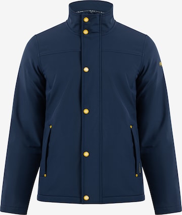 Veste fonctionnelle Schmuddelwedda en bleu : devant