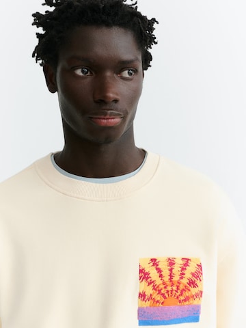 Thinking MU Sweatshirt 'Leon' in Weiß