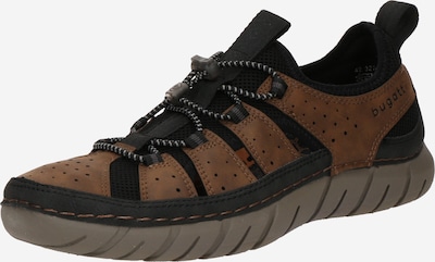 bugatti Matalavartiset tennarit värissä ruskea / musta, Tuotenäkymä