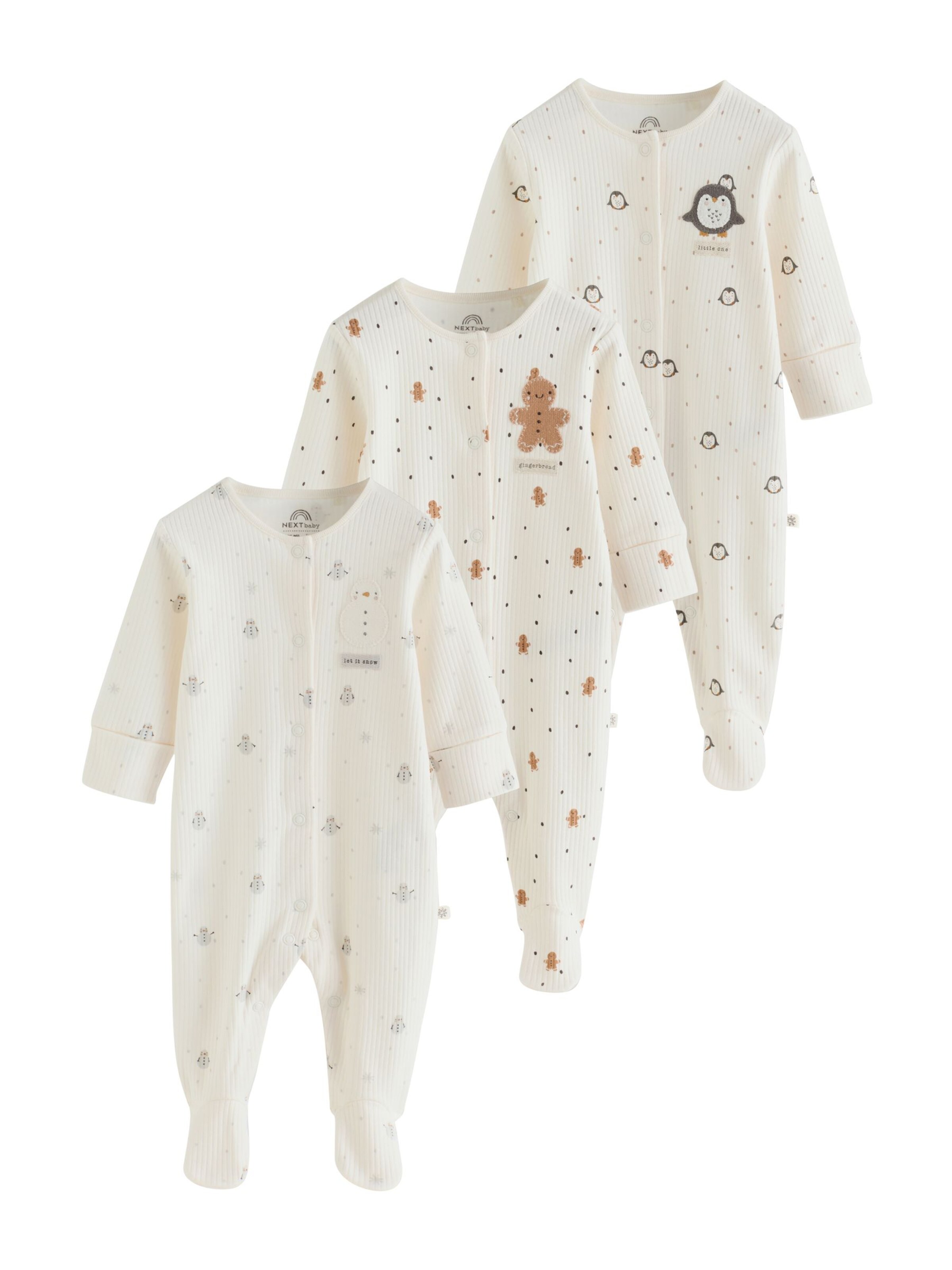 Next Nachtkledij in Beige: voorkant