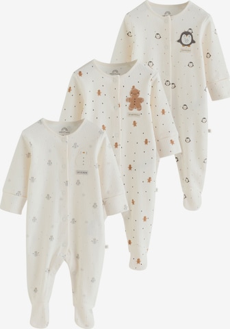 Next Schlafanzug in Beige: Vorderseite