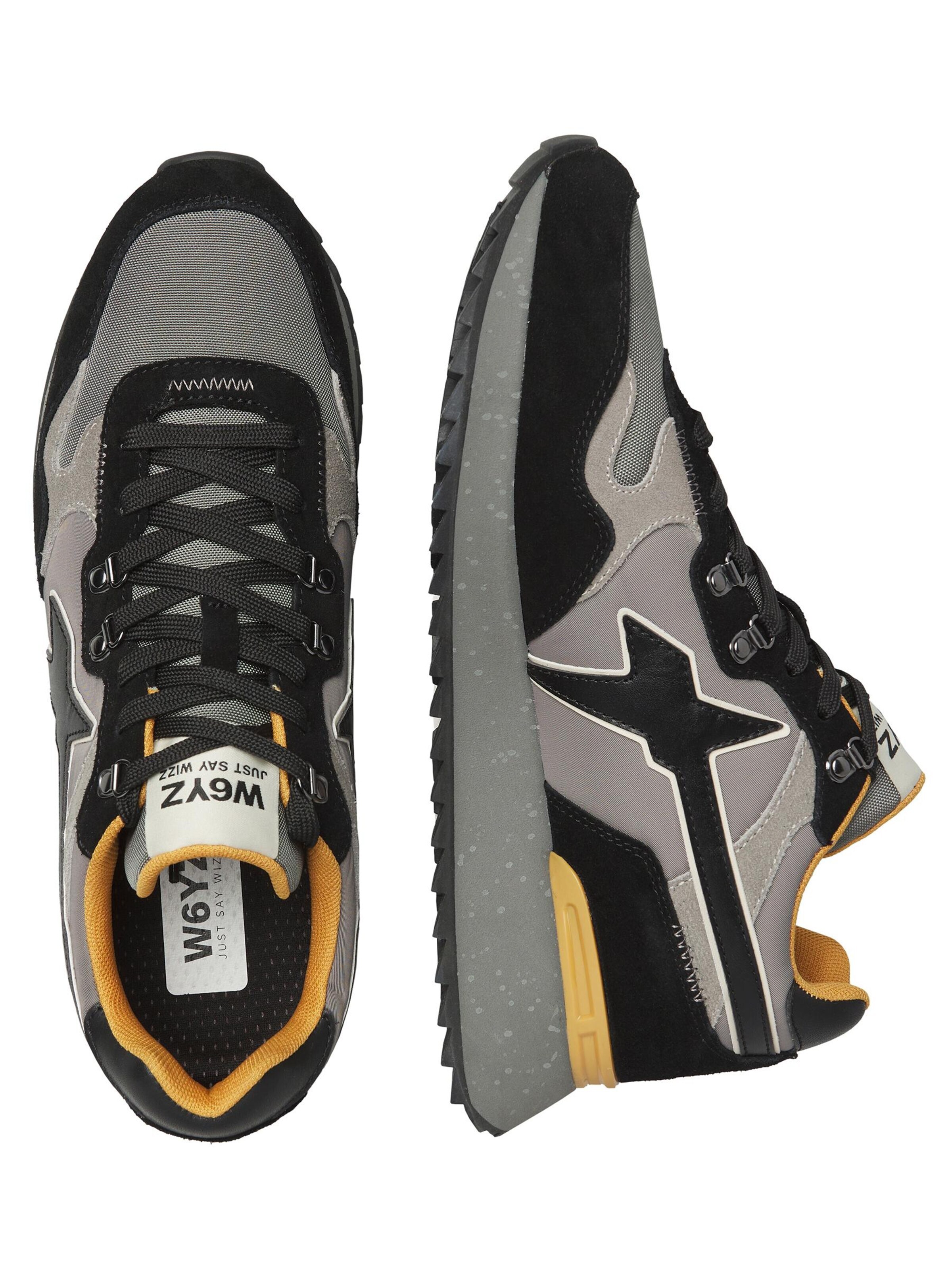 W6YZ Sneakers laag 'YAK-M.' in Grijs: voorkant